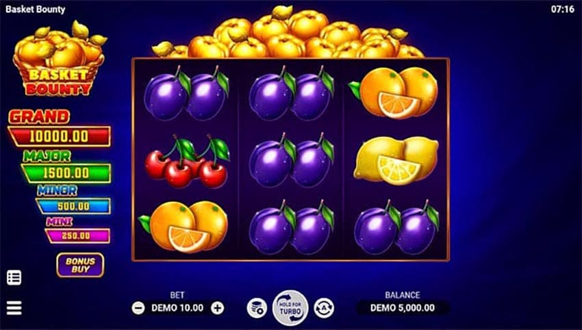 basket bounty — banner principale su Slotuna Casino