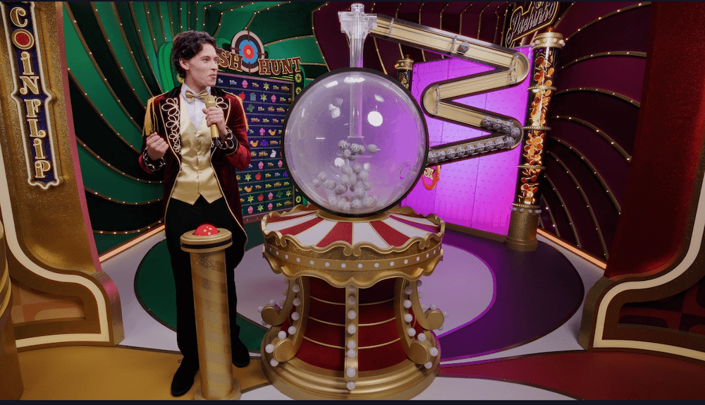 crazy balls live di Evolution su Slotuna Casino